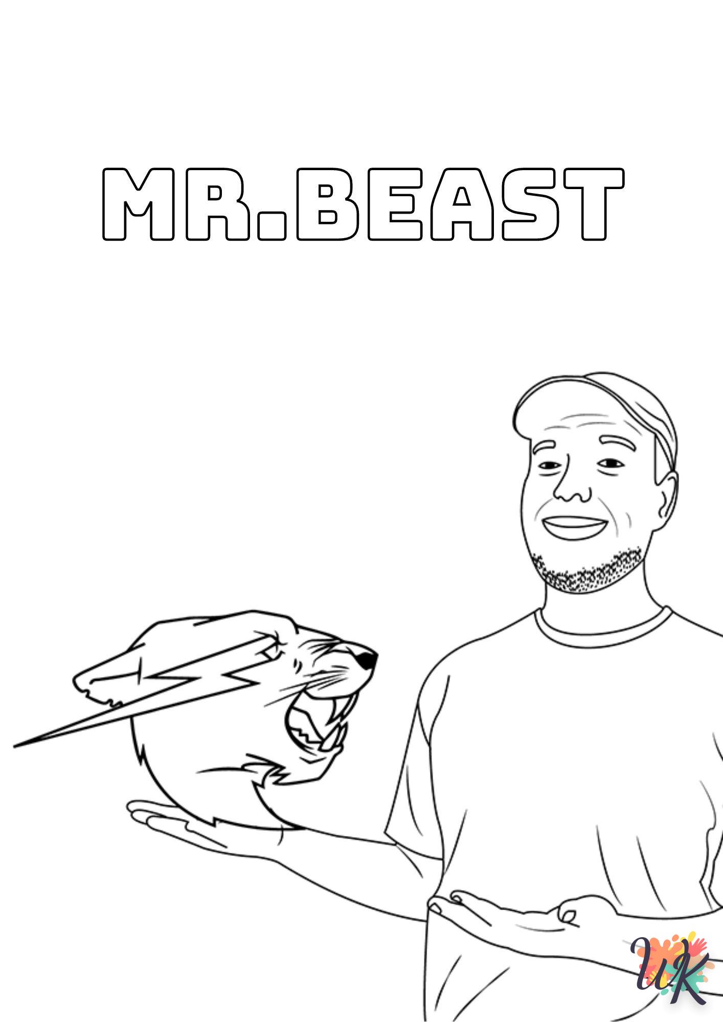 MrBeast para colorear 6