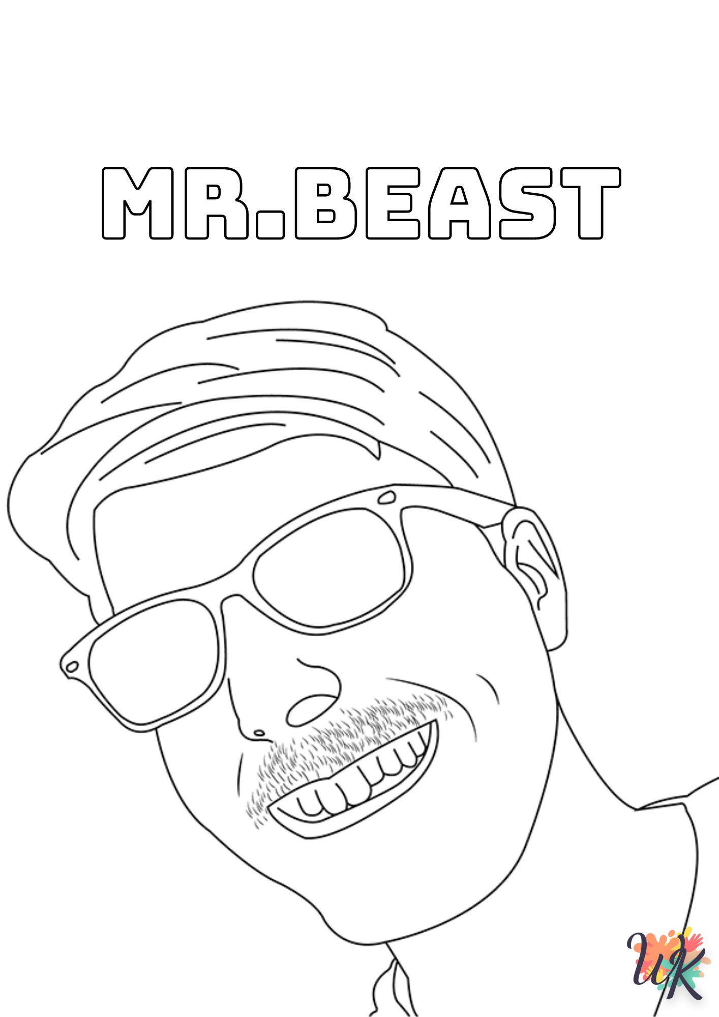 MrBeast para colorear 7