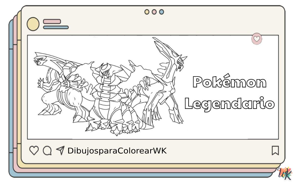 108 Dibujos Para Colorear Pokémon Legendario