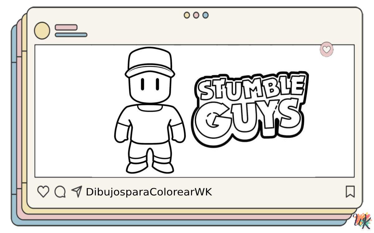 Stumble Guys 3 84 Dibujos Para Colorear Stumble Guys
