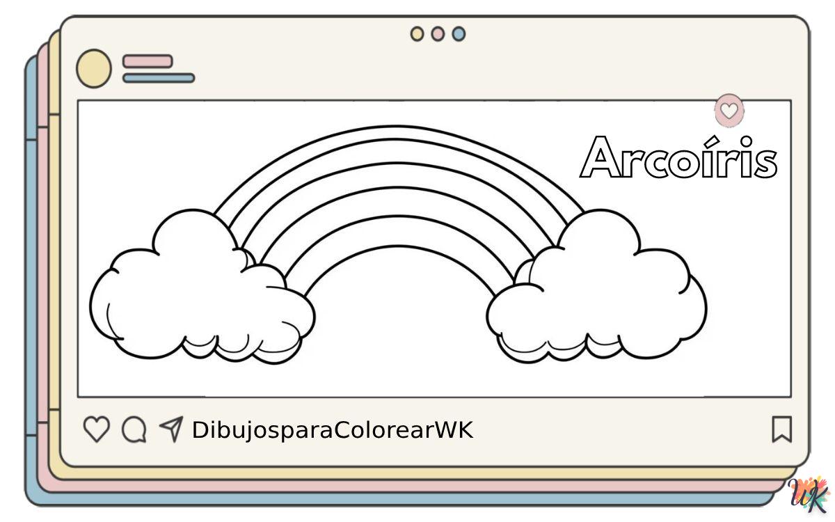 71 Dibujos Para Colorear Arcoíris