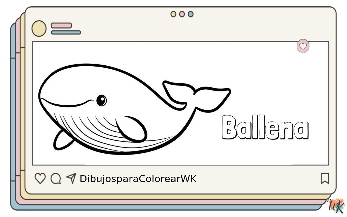 Ballena 8 133 Dibujos Para Colorear Ballena