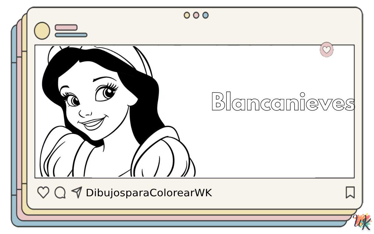 96 Dibujos Para Colorear Blancanieves