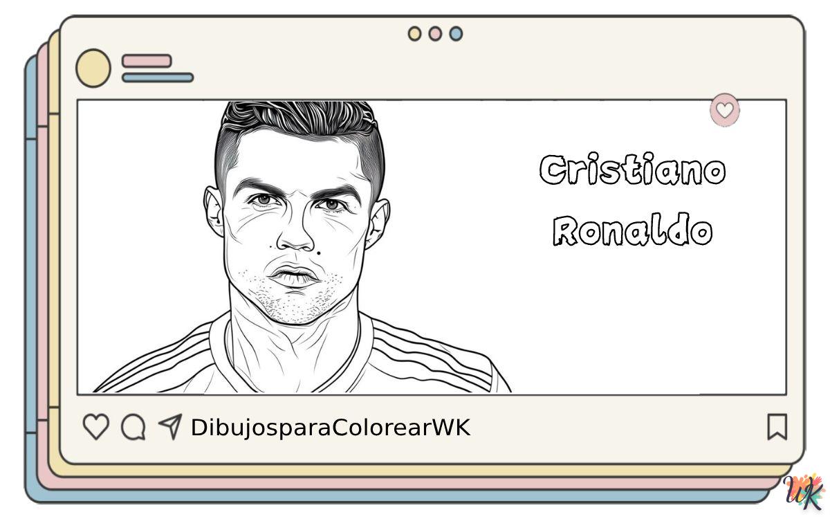 28 Dibujos Para Colorear Cristiano Ronaldo