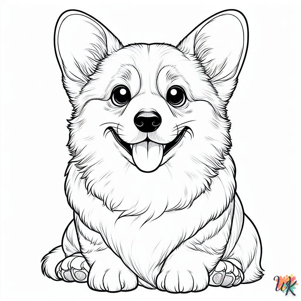 Dibujos Para Colorear Corgi