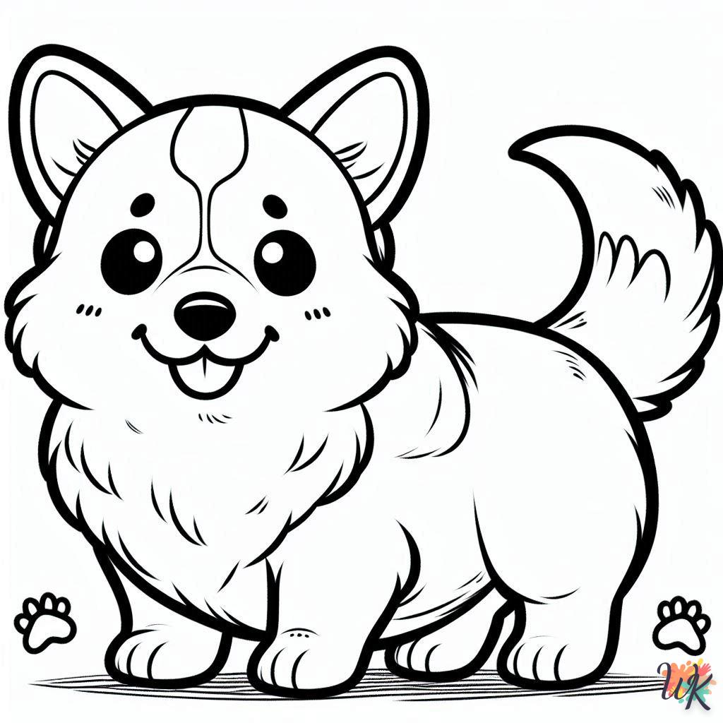 Dibujos Para Colorear Corgi