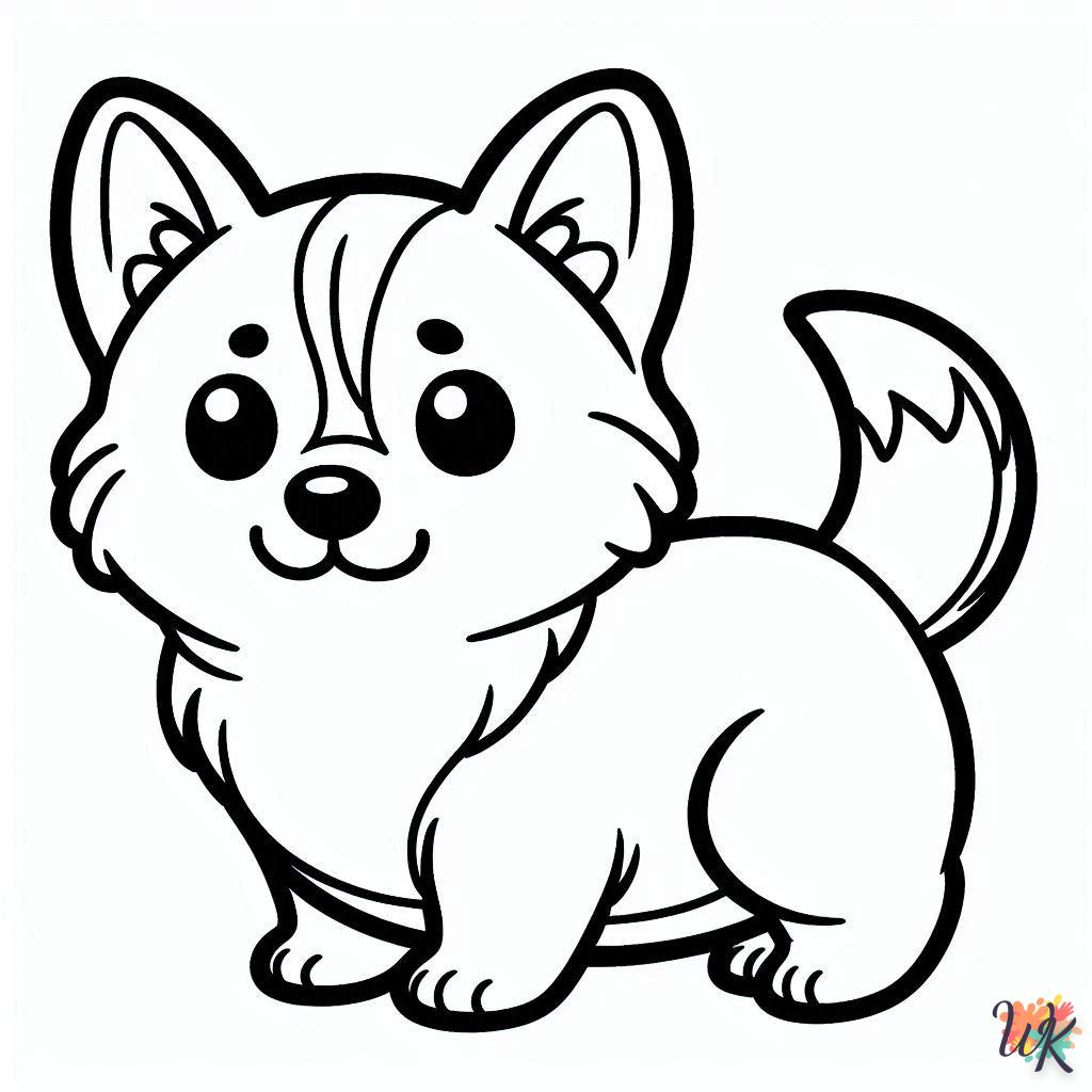 Dibujos Para Colorear Corgi