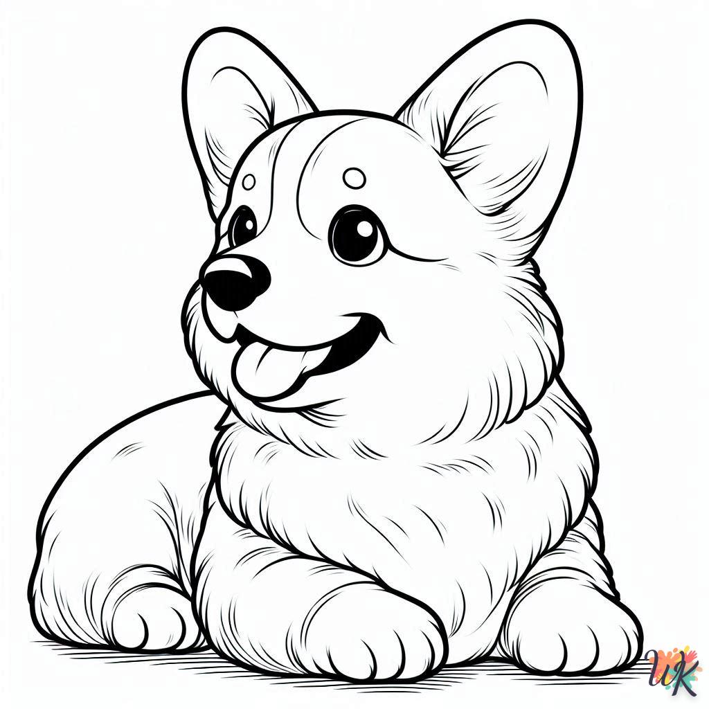 Dibujos Para Colorear Corgi