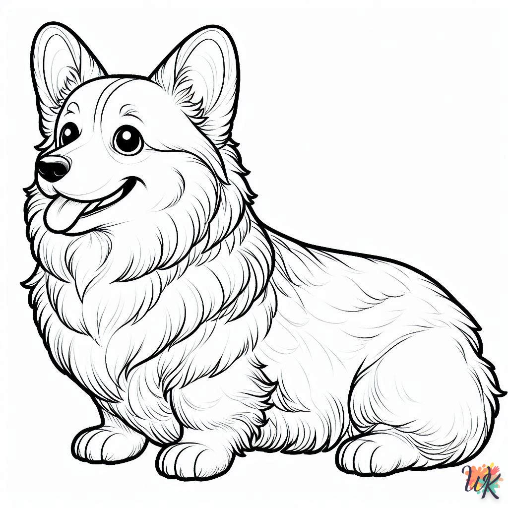 Dibujos Para Colorear Corgi