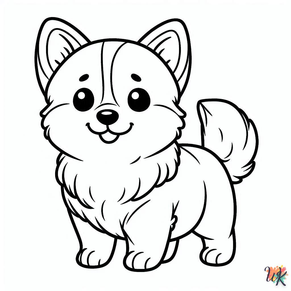 Dibujos Para Colorear Corgi