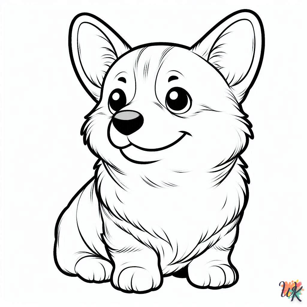 Dibujos Para Colorear Corgi