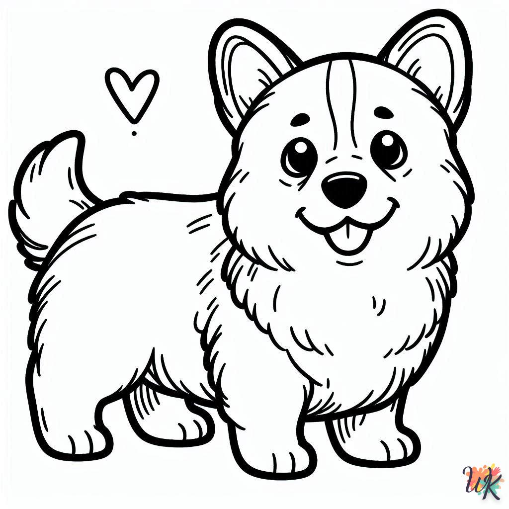 Dibujos Para Colorear Corgi