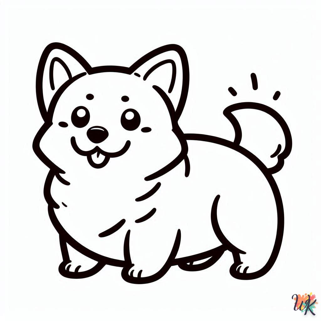 Dibujos Para Colorear Corgi