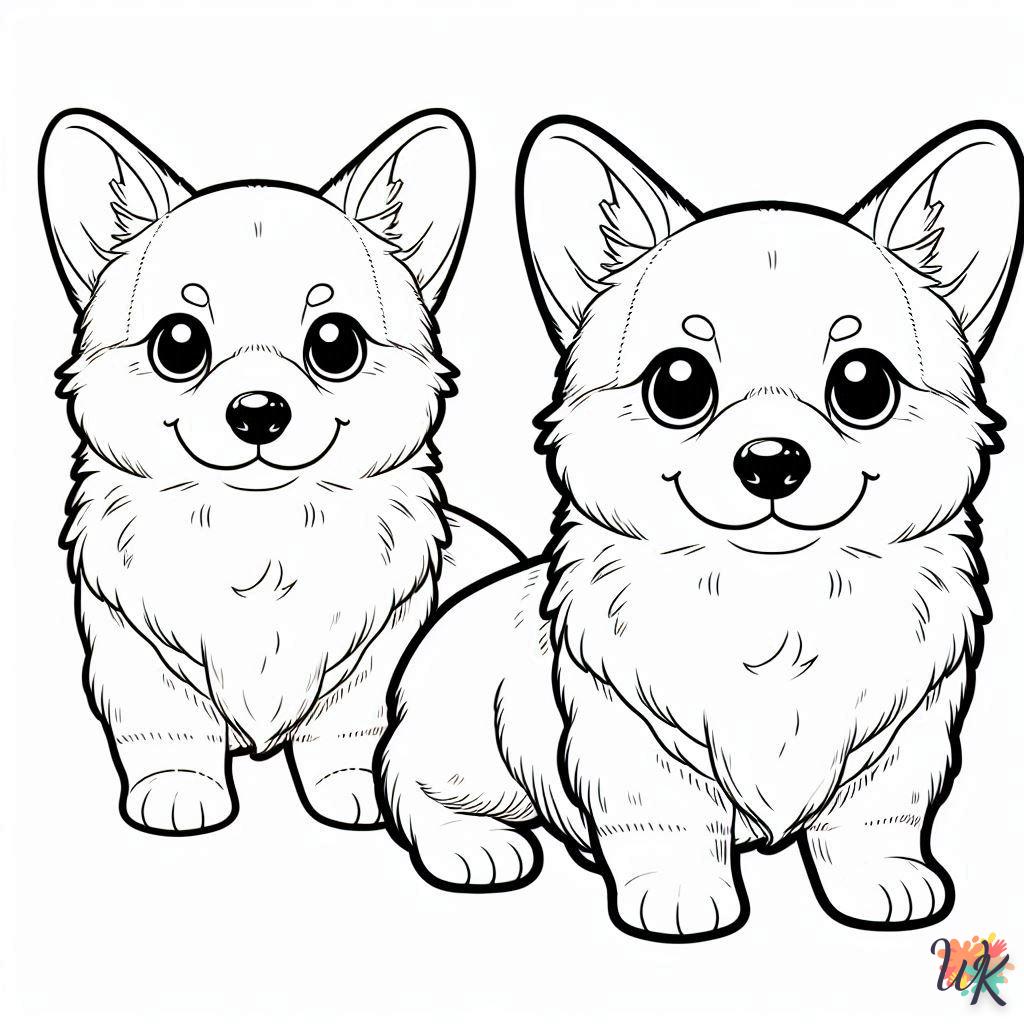 Dibujos Para Colorear Corgi