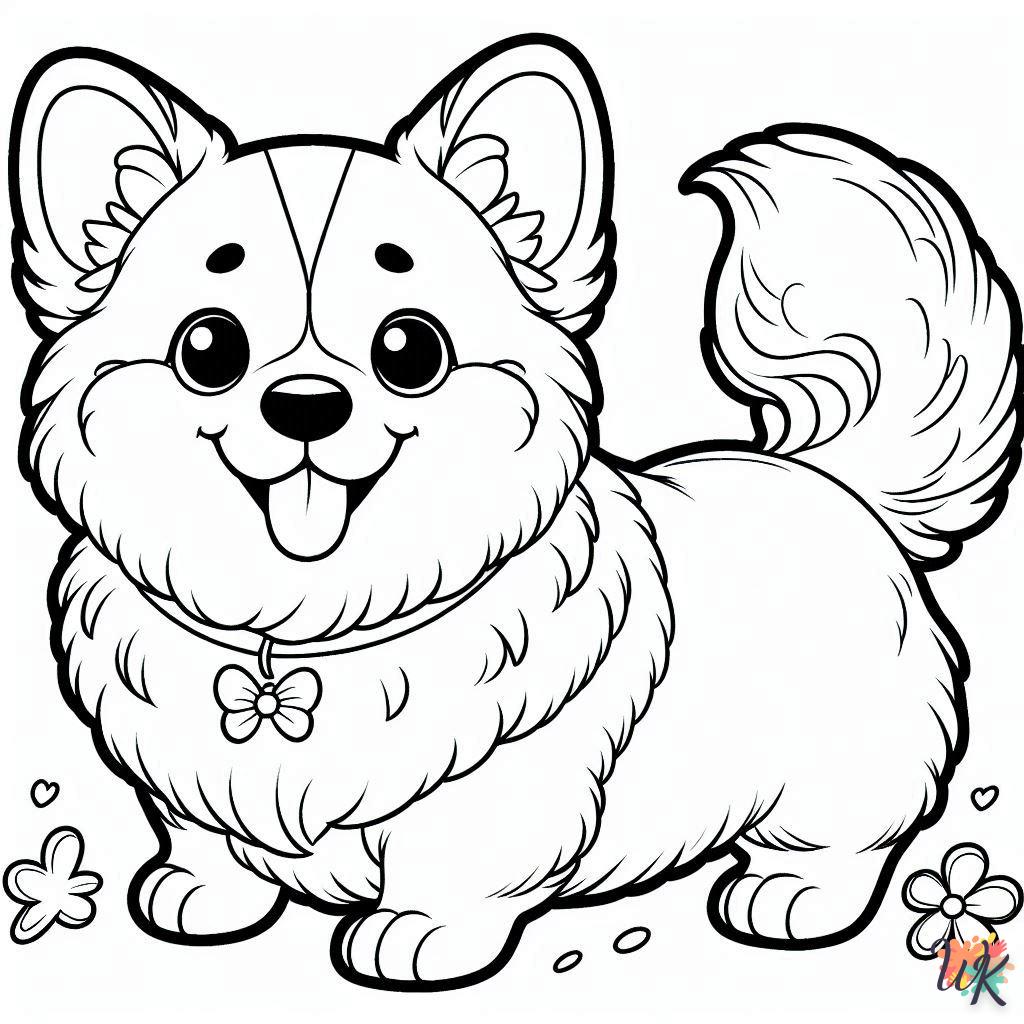 Dibujos Para Colorear Corgi