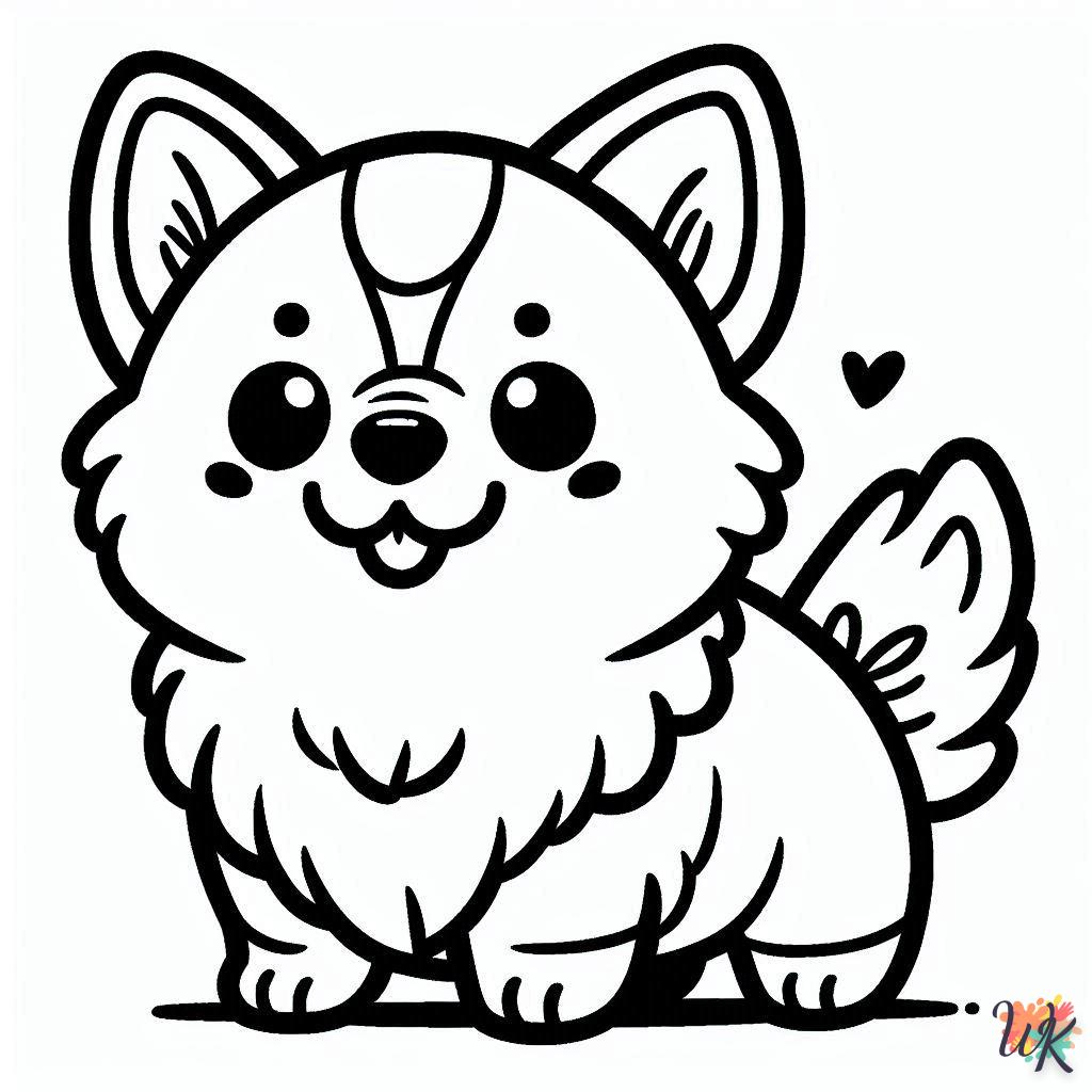 Dibujos Para Colorear Corgi