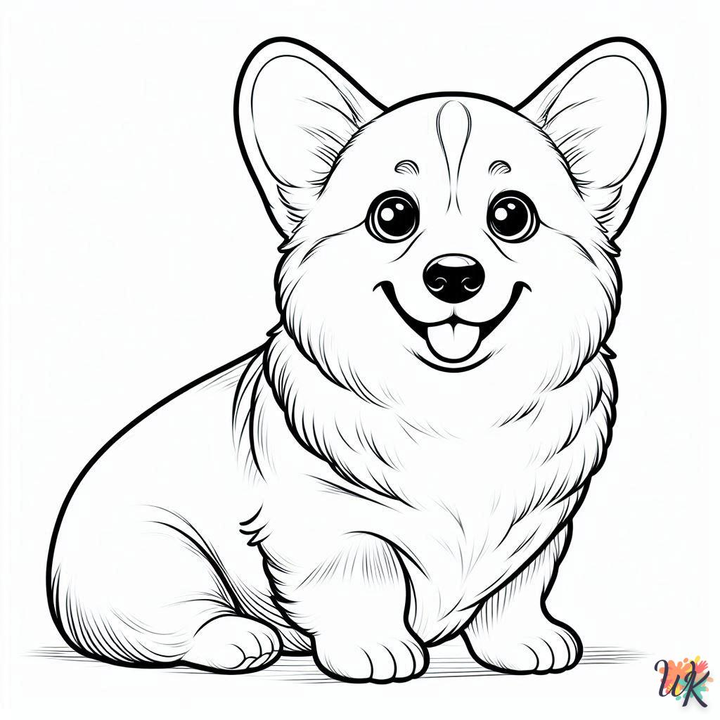 Dibujos Para Colorear Corgi