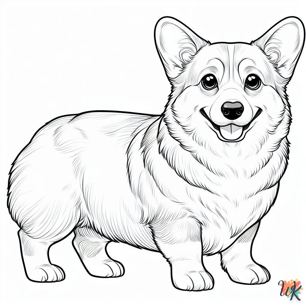 Dibujos Para Colorear Corgi