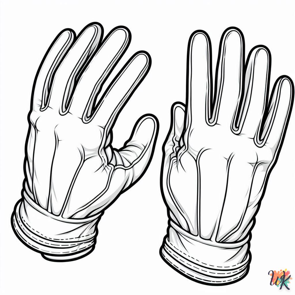 Dibujos Para Colorear Guantes