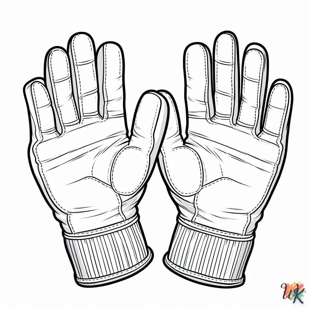 Dibujos Para Colorear Guantes