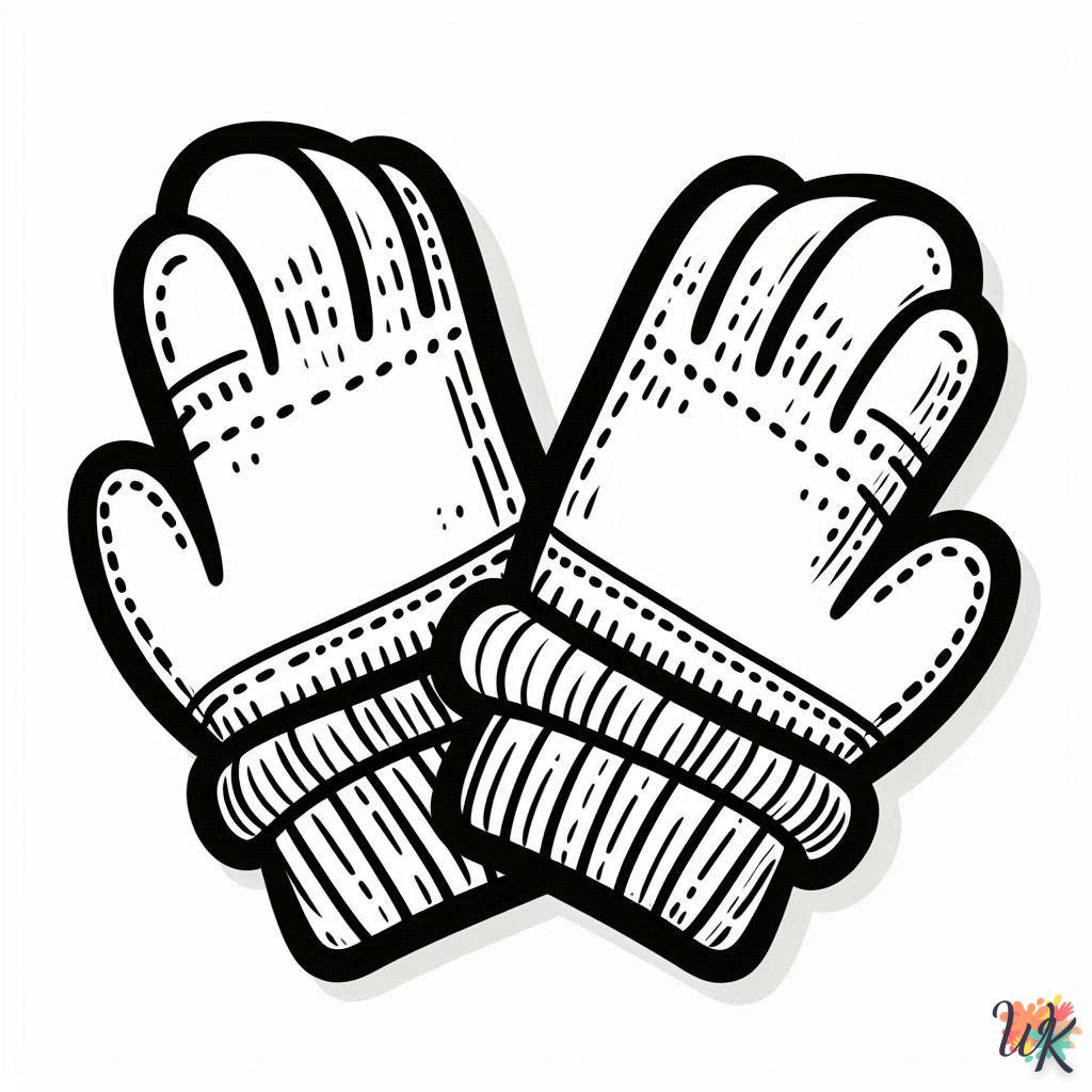 Dibujos Para Colorear Guantes