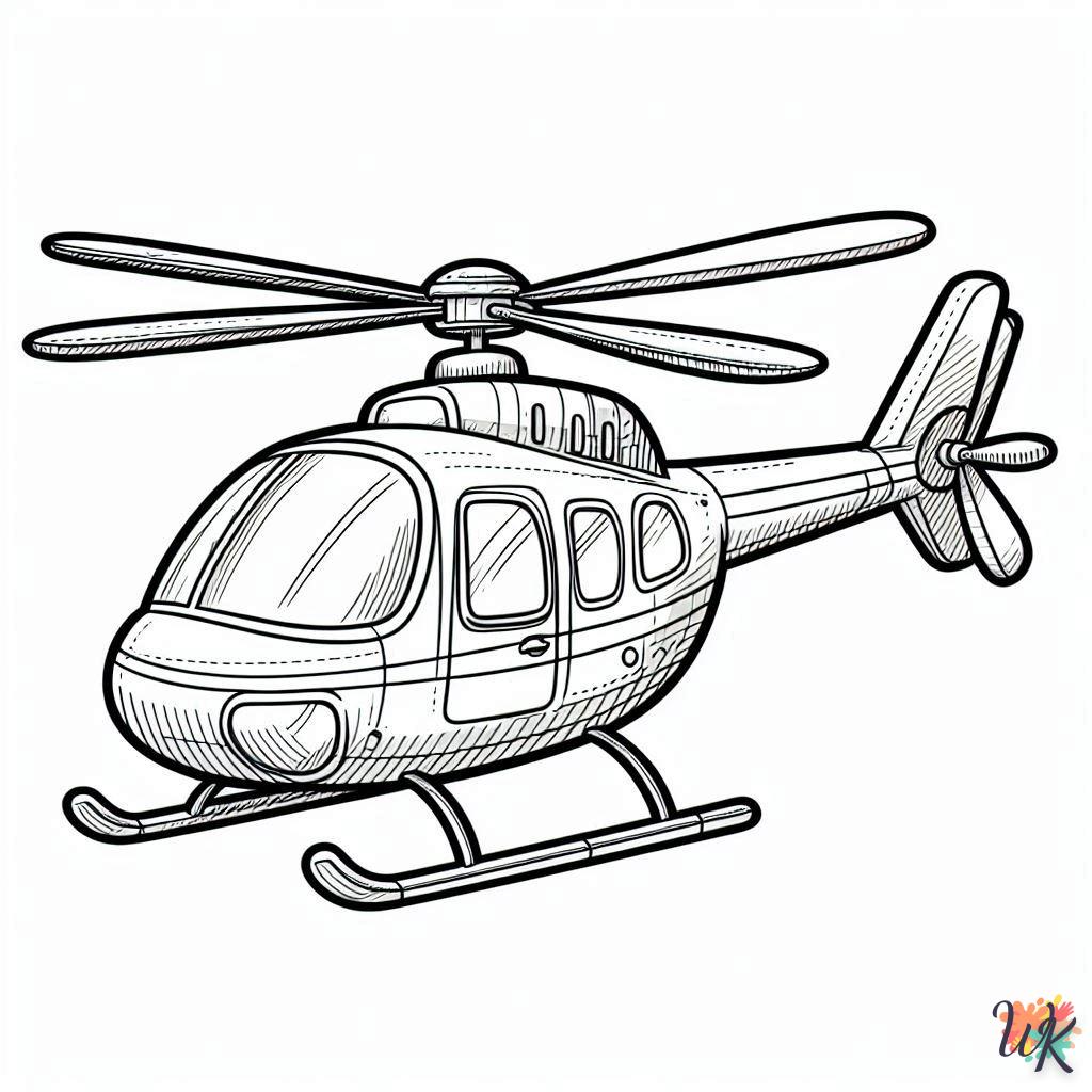 Dibujos Para Colorear Helicóptero