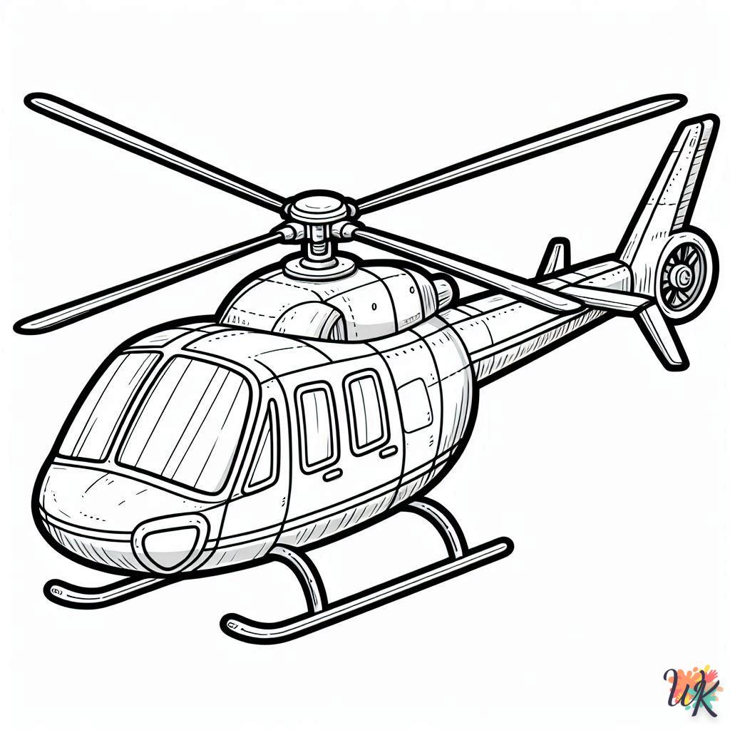 Dibujos Para Colorear Helicóptero