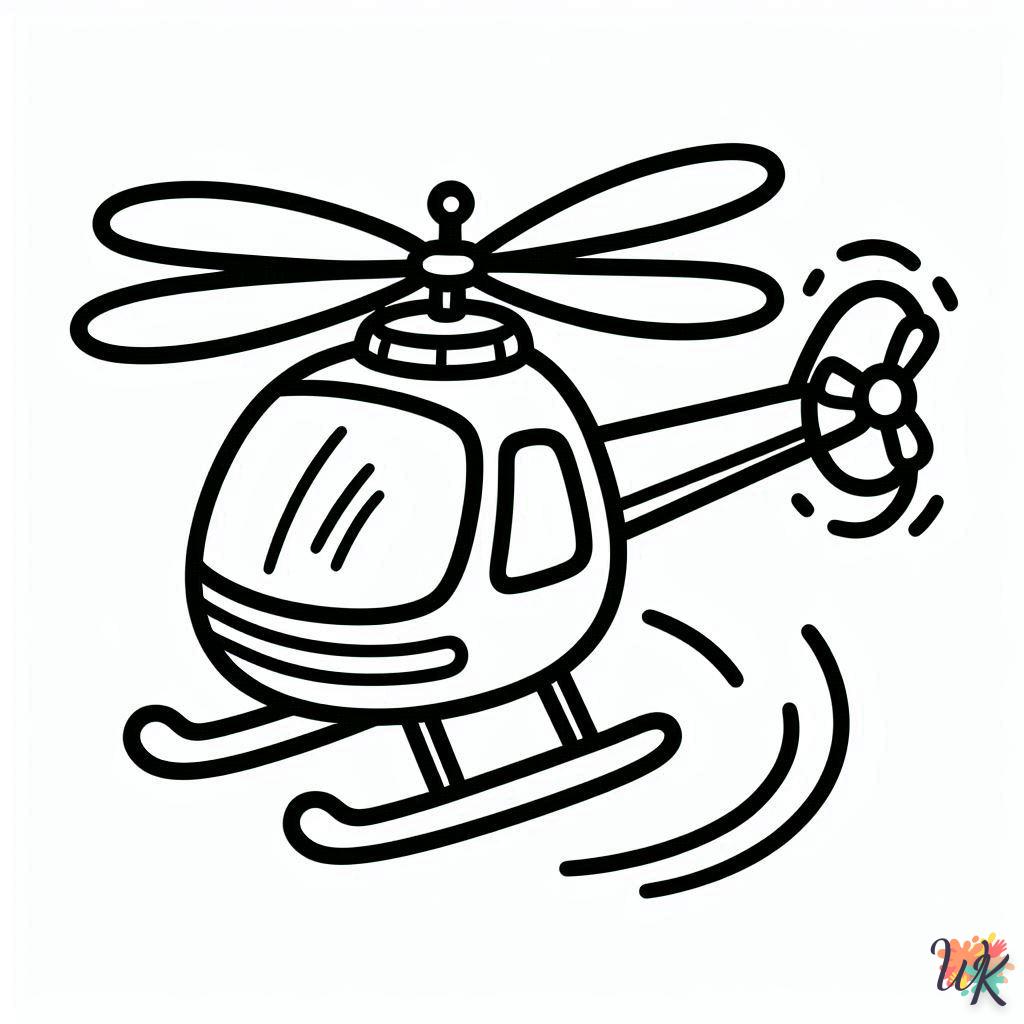 Dibujos Para Colorear Helicóptero