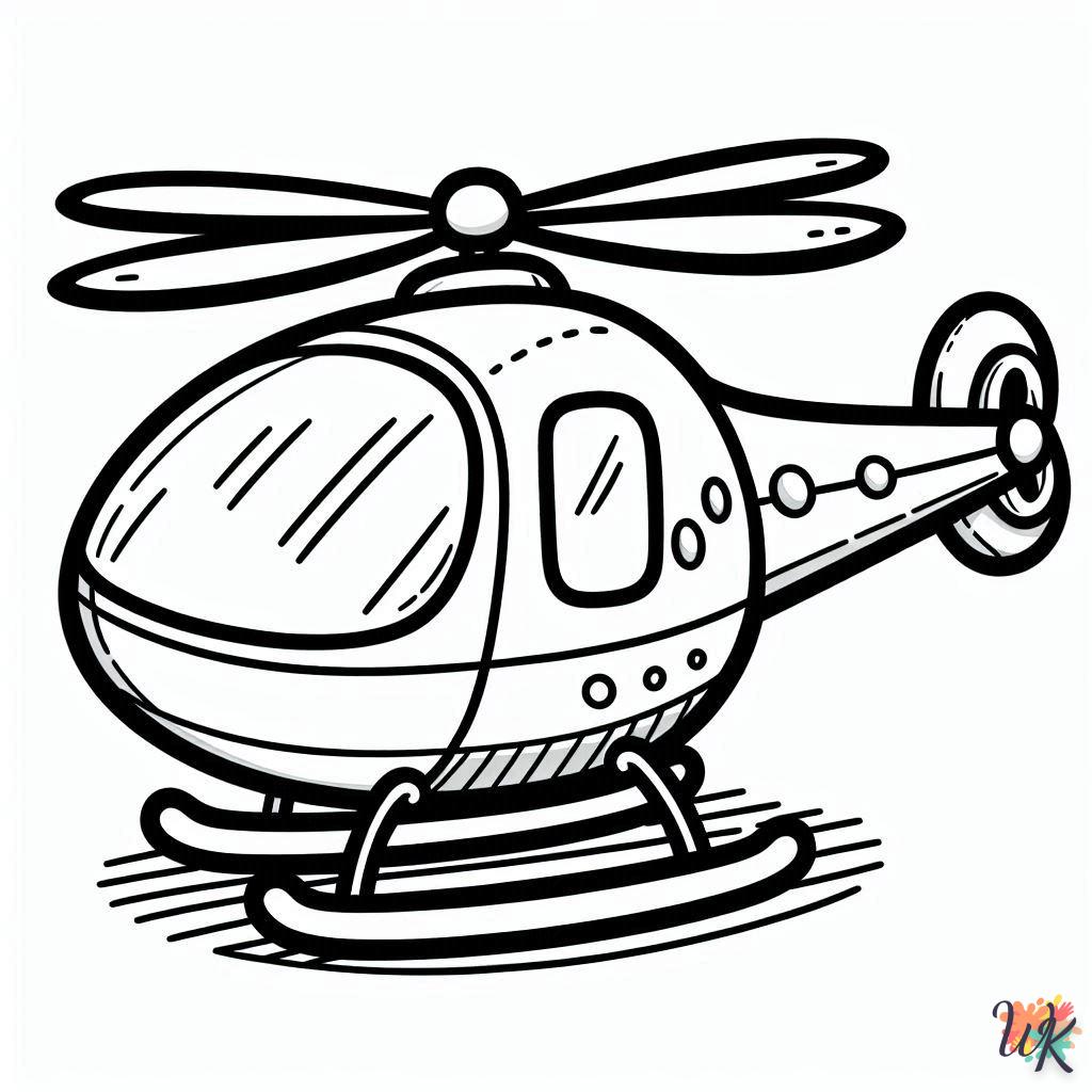 Dibujos Para Colorear Helicóptero