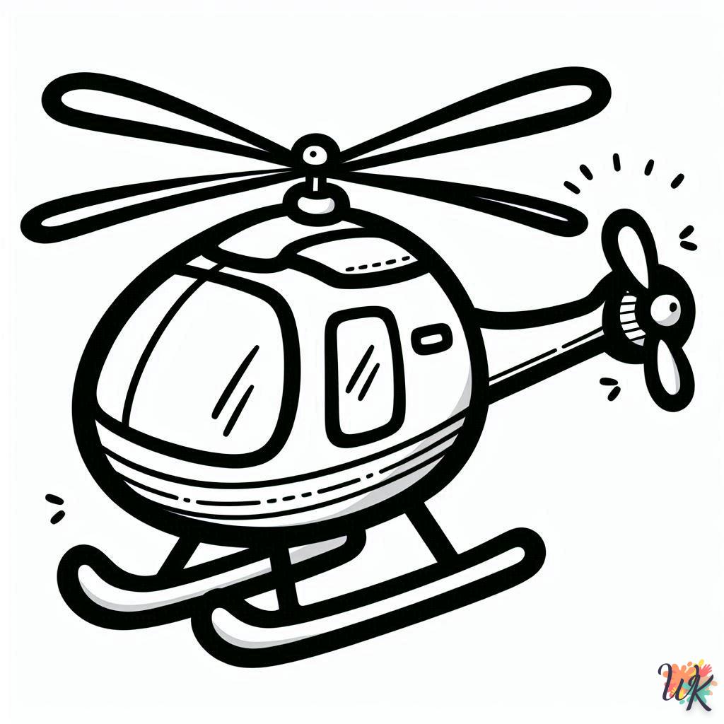 Dibujos Para Colorear Helicóptero