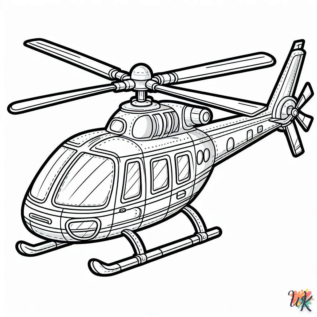 Dibujos Para Colorear Helicóptero