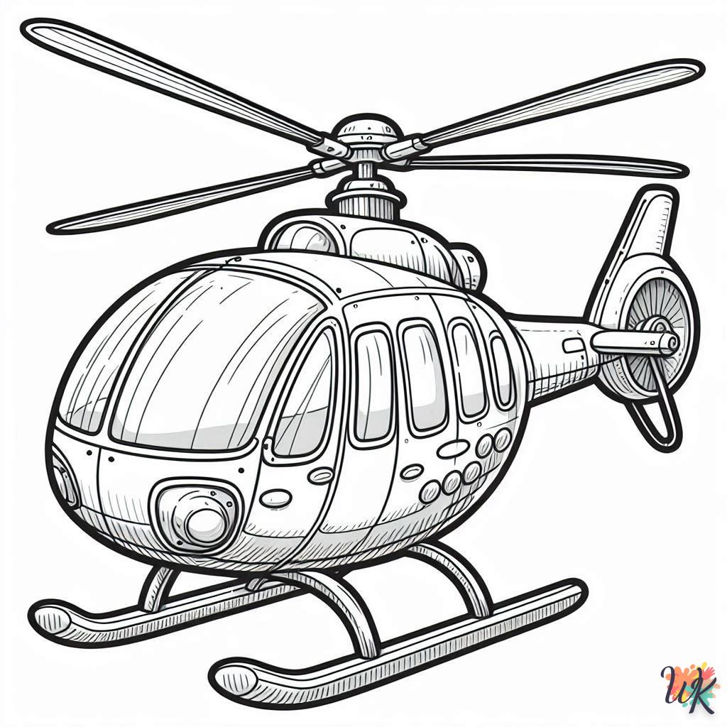 Dibujos Para Colorear Helicóptero