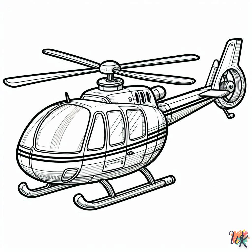 Dibujos Para Colorear Helicóptero