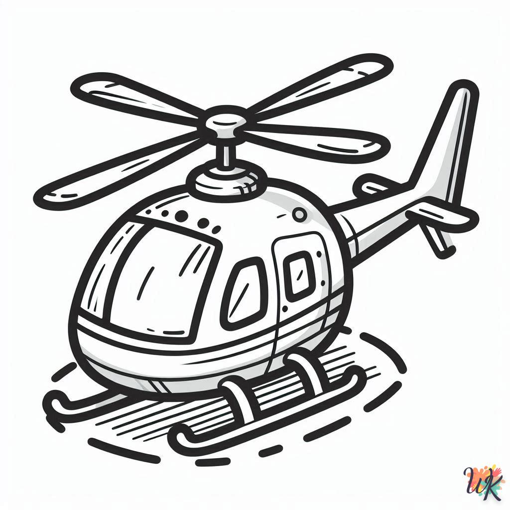 Dibujos Para Colorear Helicóptero