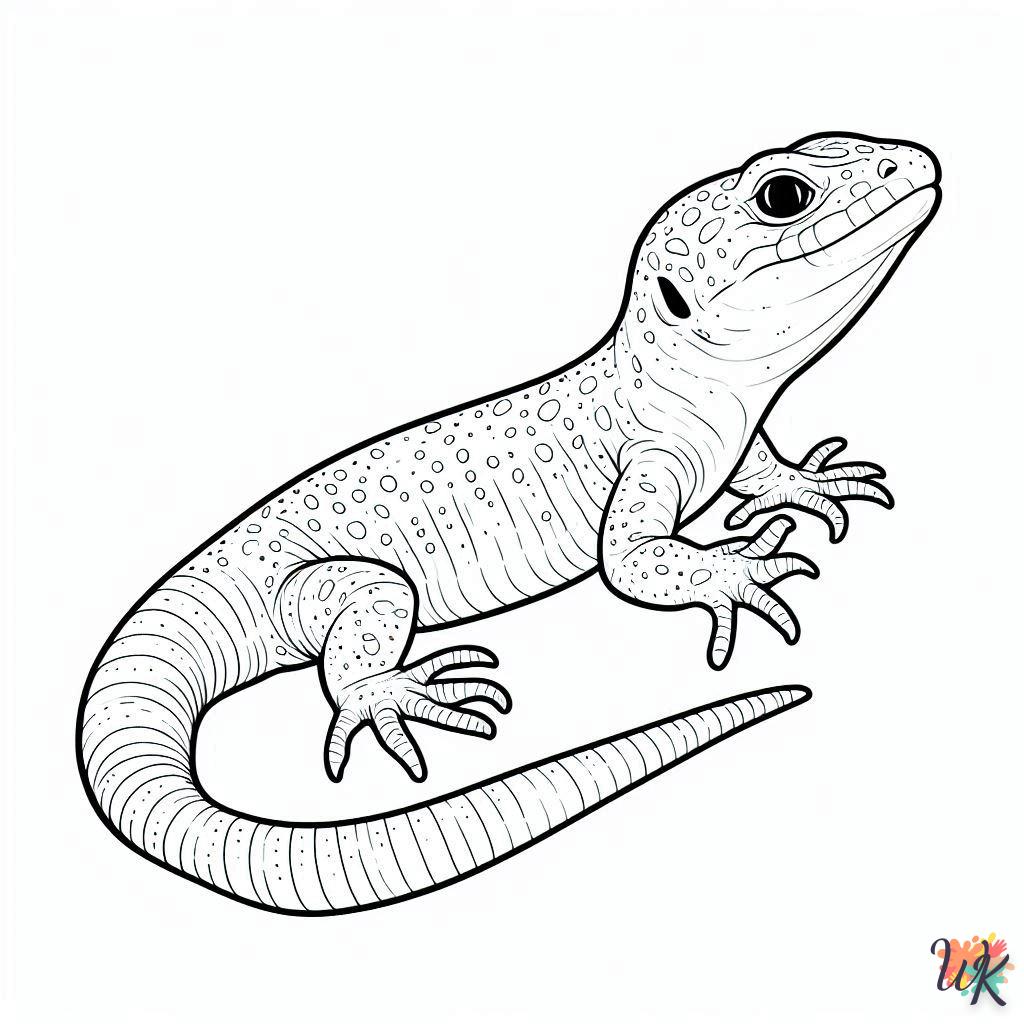 Dibujos Para Colorear Lagartos