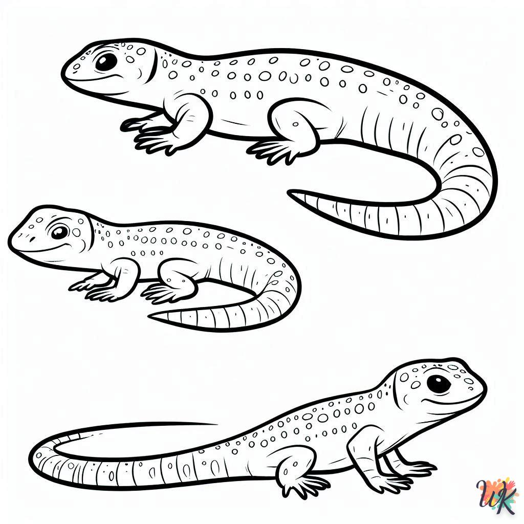 Dibujos Para Colorear Lagartos