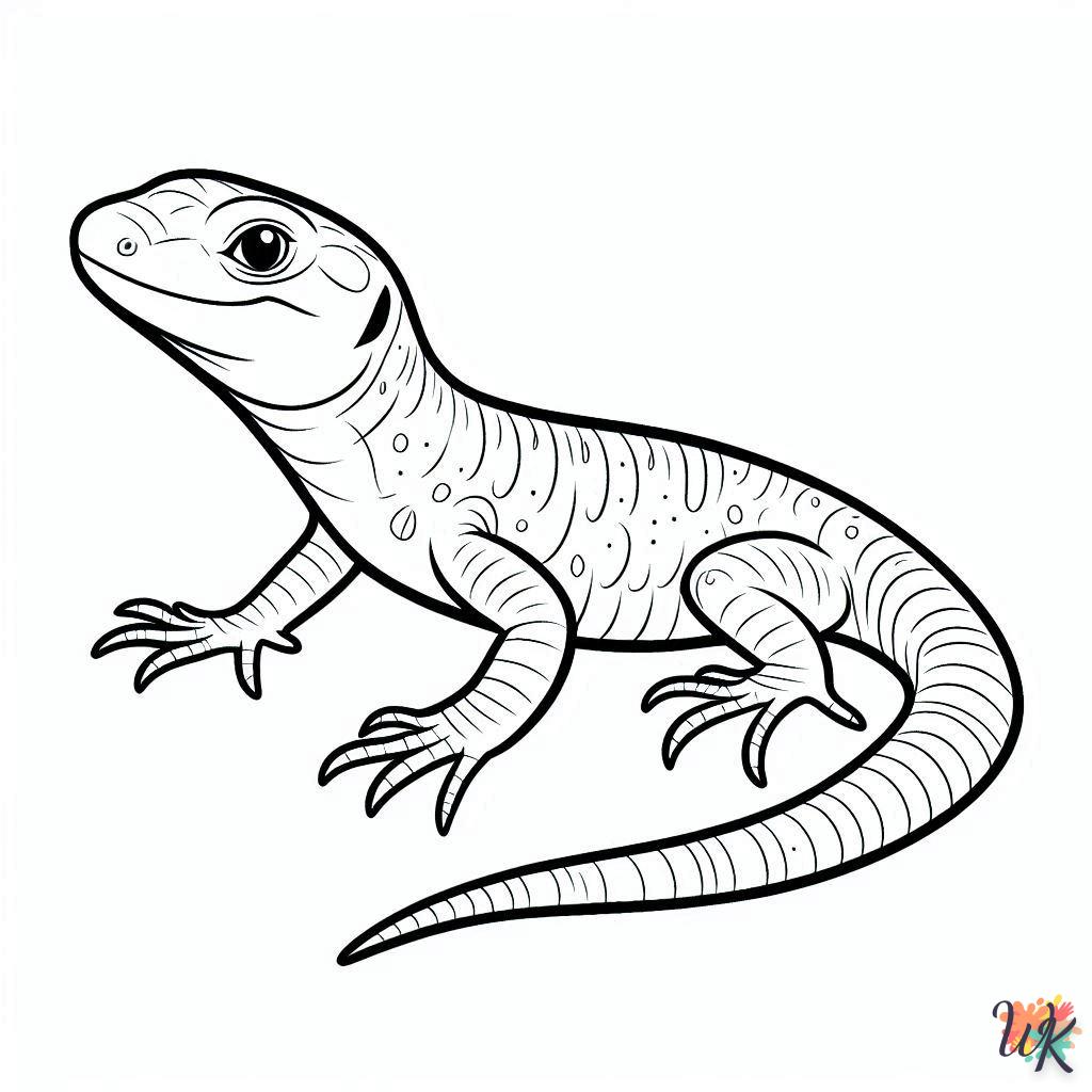 Dibujos Para Colorear Lagartos