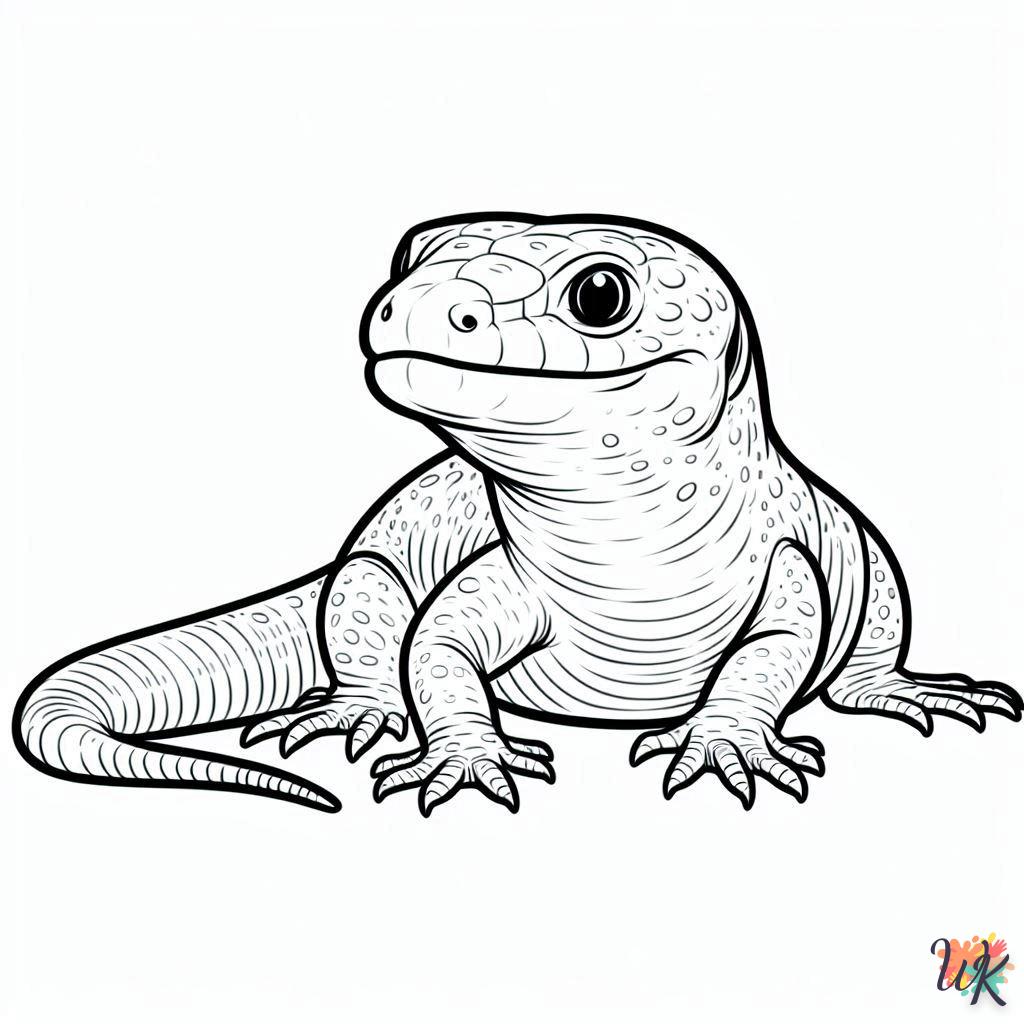 Dibujos Para Colorear Lagartos