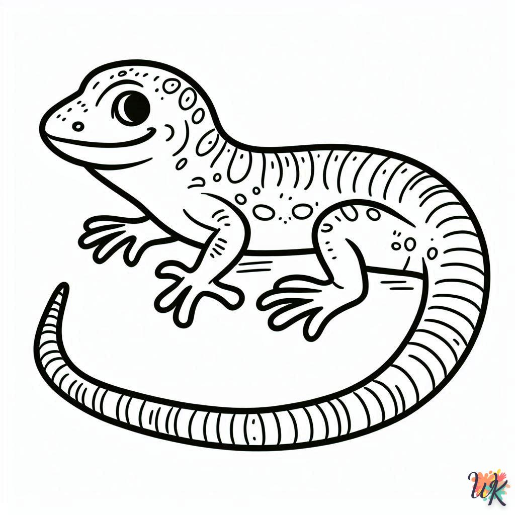 Dibujos Para Colorear Lagartos