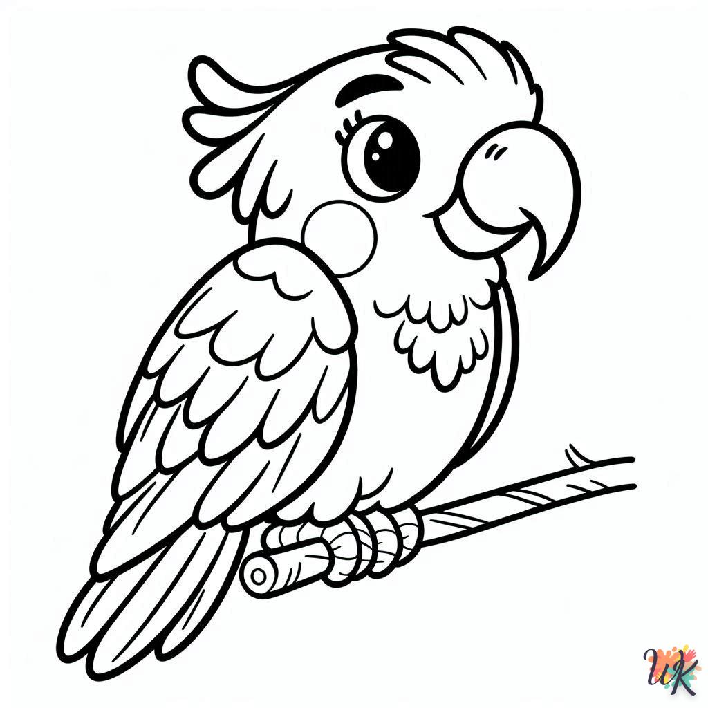 Dibujos Para Colorear Loro