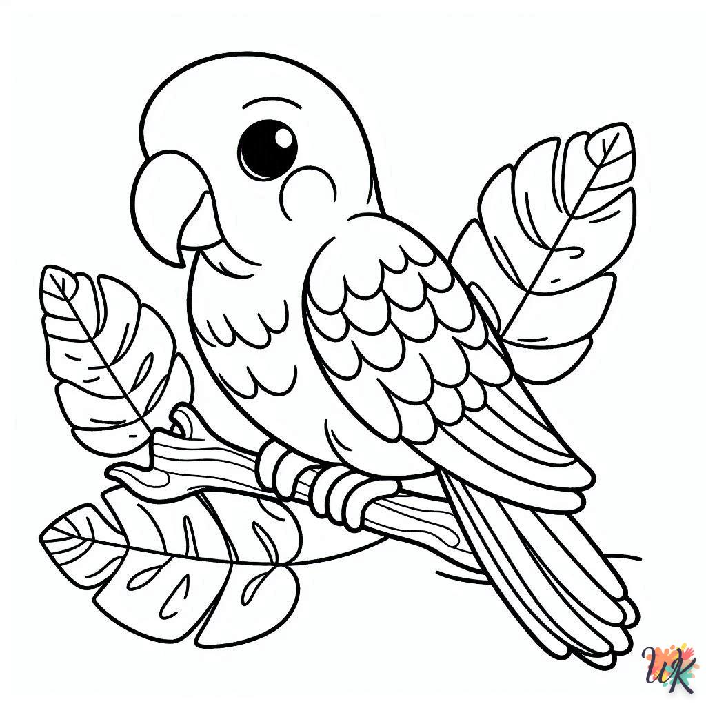 Dibujos Para Colorear Loro