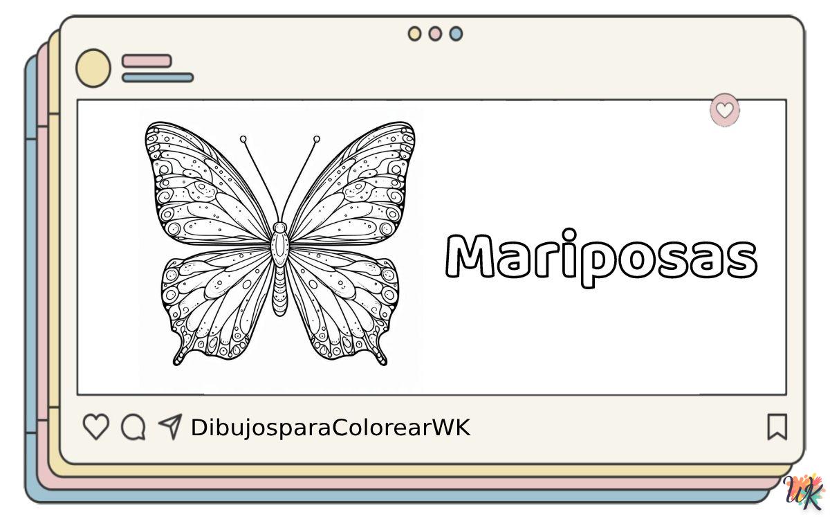Mariposas 1 139 Dibujos Para Colorear Mariposas