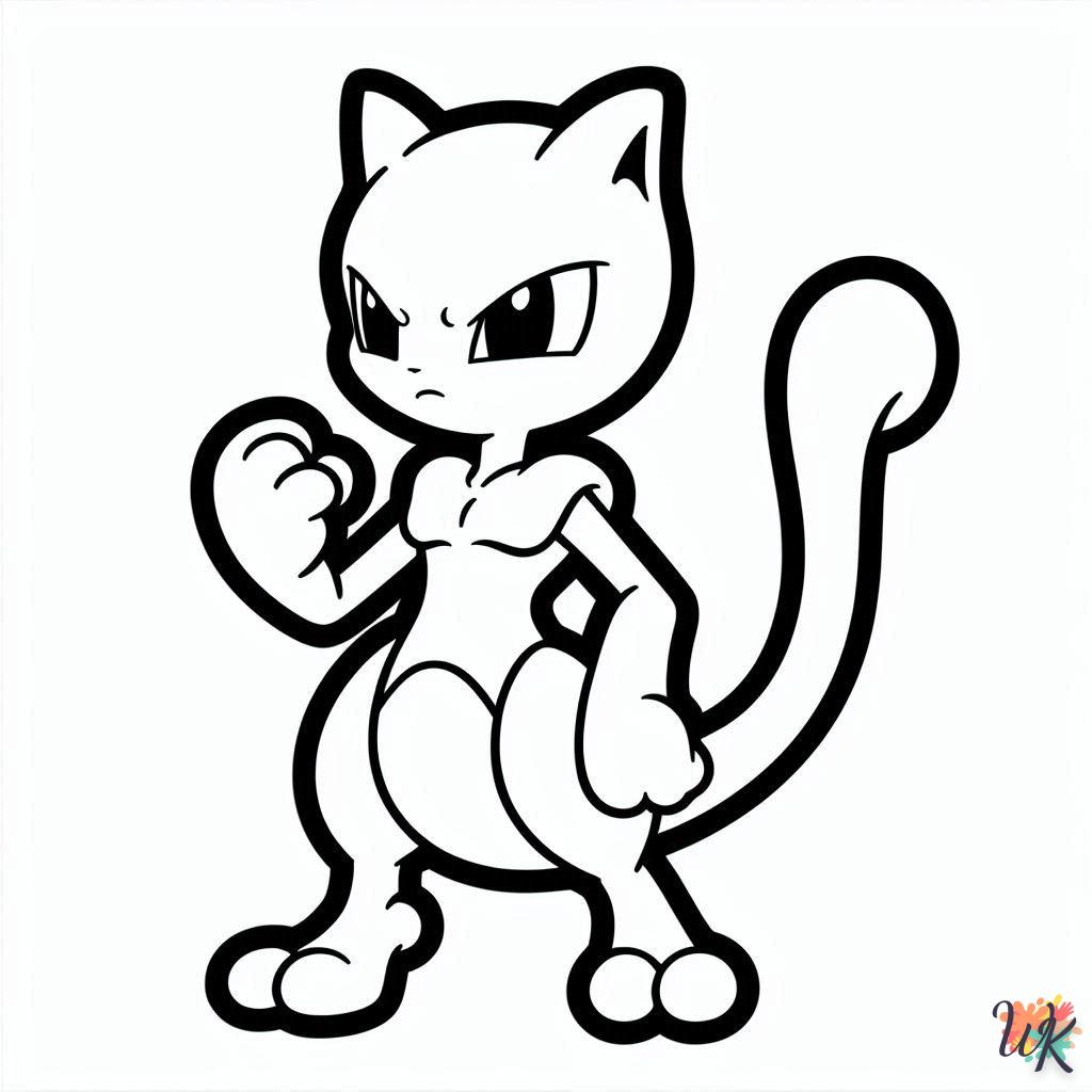 Dibujos Para Colorear Mewtwo