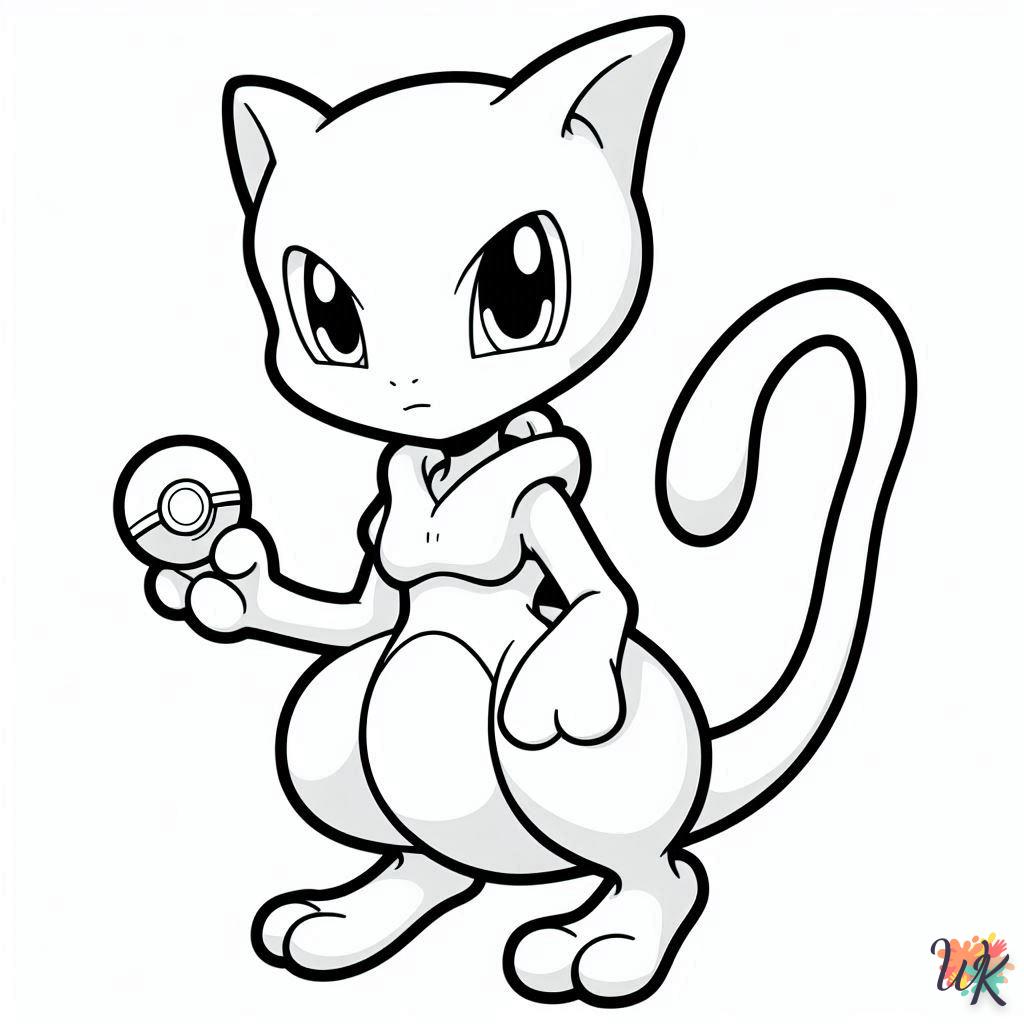 Dibujos Para Colorear Mewtwo