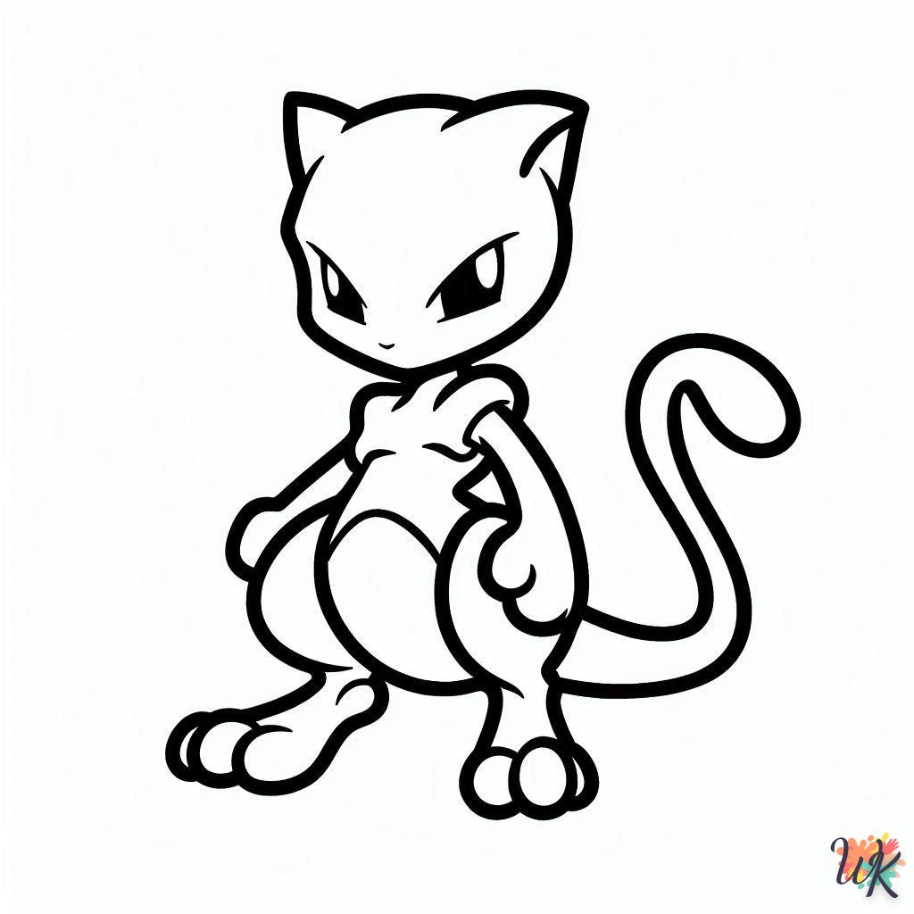 Dibujos Para Colorear Mewtwo