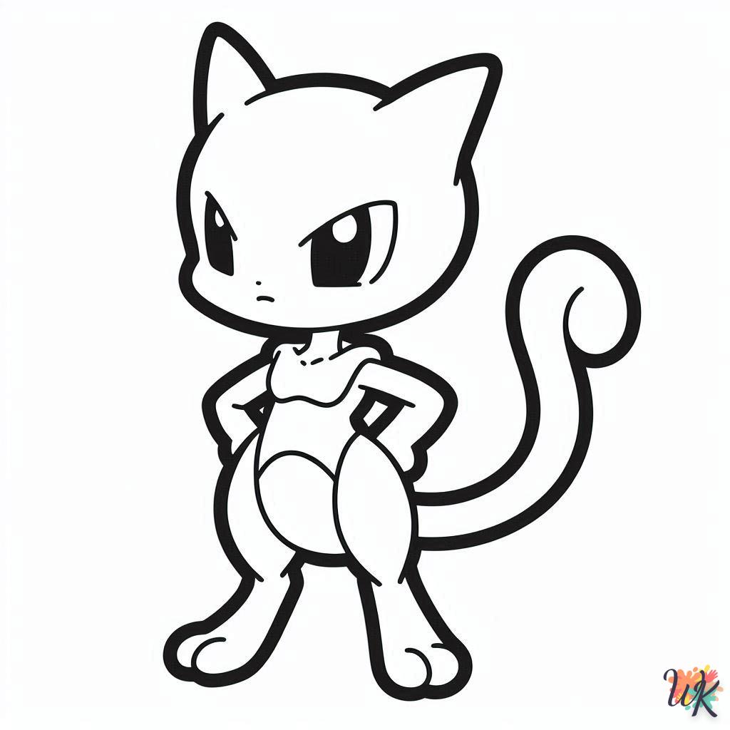 Dibujos Para Colorear Mewtwo