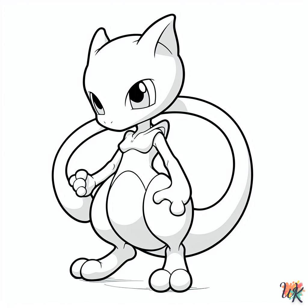 Dibujos Para Colorear Mewtwo