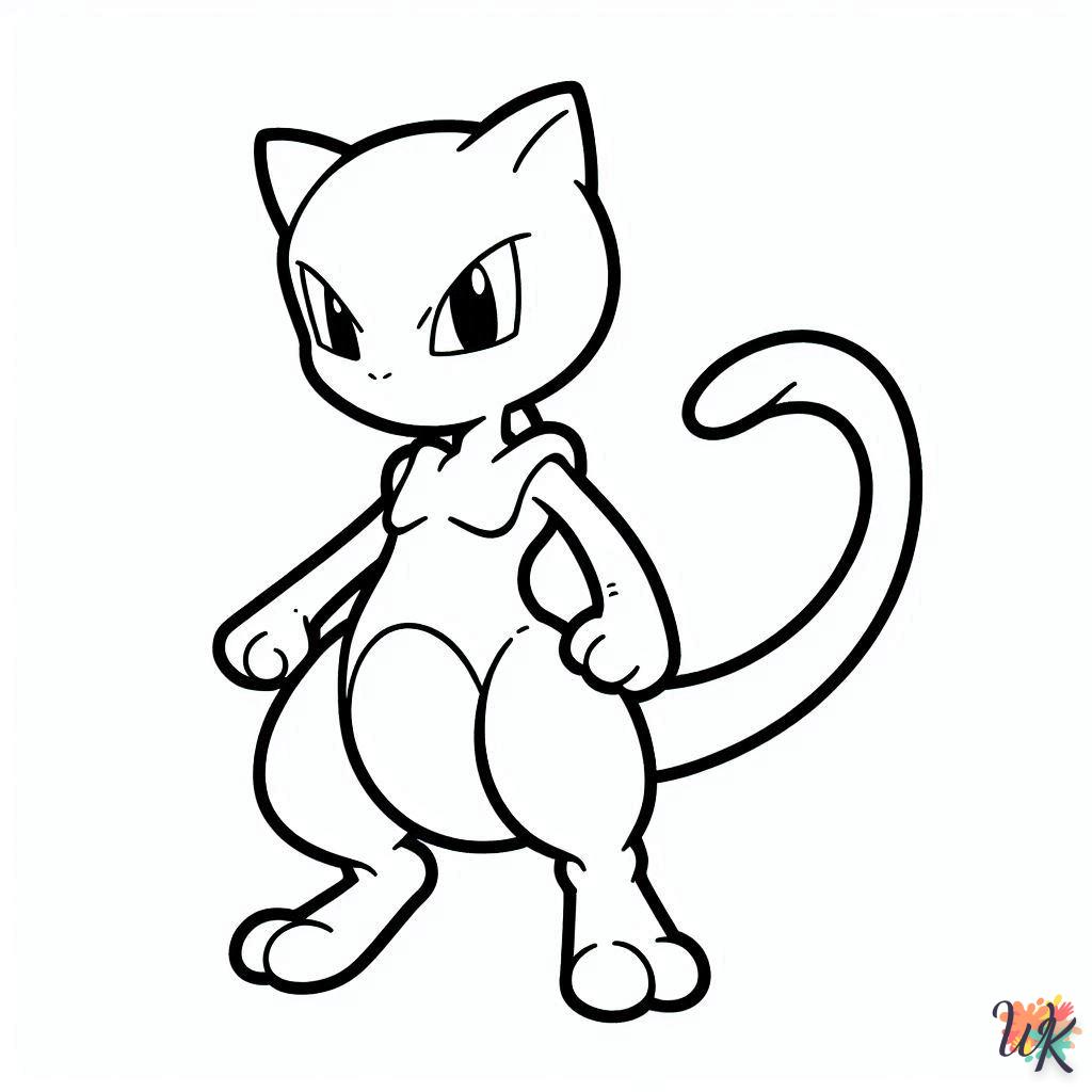 Dibujos Para Colorear Mewtwo