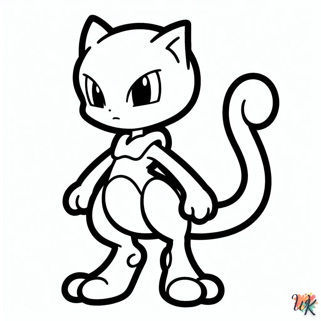 Dibujos Para Colorear Mewtwo