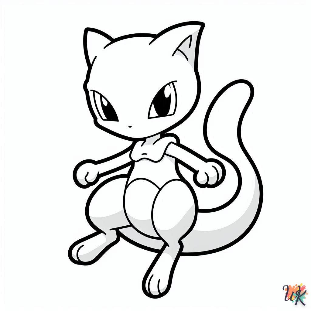 Dibujos Para Colorear Mewtwo